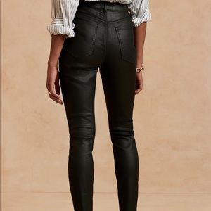 Banana Republic High-Rise Coated Skinny Jean NWT